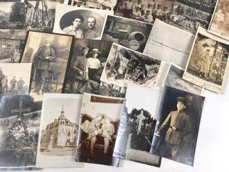 1.Weltkrieg, Konvolut 50 Fotos, meist in Postkartenformat