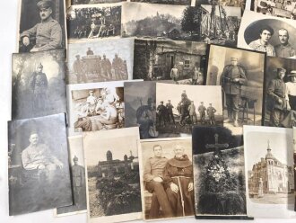 1.Weltkrieg, Konvolut 50 Fotos, meist in Postkartenformat