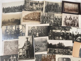 1.Weltkrieg, Konvolut 50 Fotos, meist in Postkartenformat