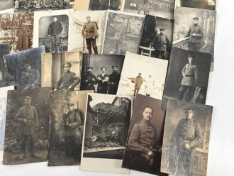 1.Weltkrieg, Konvolut 50 Fotos, meist in Postkartenformat