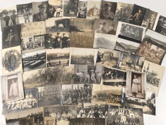 1.Weltkrieg, Konvolut 50 Fotos, meist in Postkartenformat