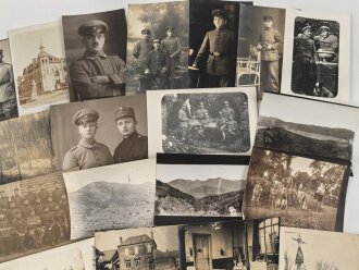 1.Weltkrieg, Konvolut 50 Fotos, meist in Postkartenformat
