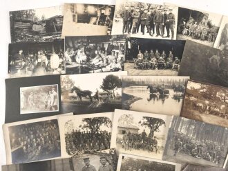 1.Weltkrieg, Konvolut 50 Fotos, meist in Postkartenformat