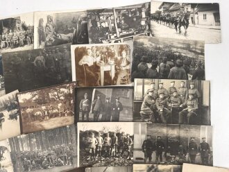 1.Weltkrieg, Konvolut 50 Fotos, meist in Postkartenformat