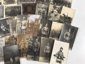 1.Weltkrieg, Konvolut 50 Fotos, meist in Postkartenformat
