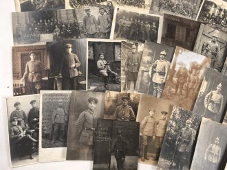 1.Weltkrieg, Konvolut 50 Fotos, meist in Postkartenformat