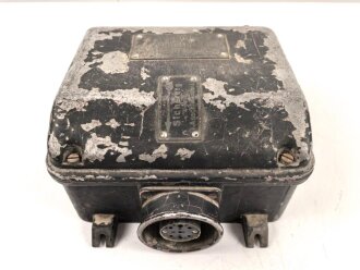 Umformer U.10 a 1 der Wehrmacht für 10 Watt Sender in Fahrzeugen. Baujahr 1943. Originallack, Funktion nicht geprüft