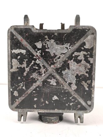 Umformer U.10 a 1 der Wehrmacht für 10 Watt Sender in Fahrzeugen. Baujahr 1943. Originallack, Funktion nicht geprüft