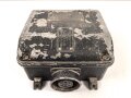 Umformer U.10 a 1 der Wehrmacht für 10 Watt Sender in Fahrzeugen. Baujahr 1943. Originallack, Funktion nicht geprüft