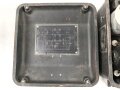 Umformer U.10 a 1 der Wehrmacht für 10 Watt Sender in Fahrzeugen. Baujahr 1943. Originallack, Funktion nicht geprüft