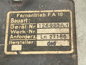 Luftwaffe, Fernantrieb FA16, Ln 27186, Originallack,...