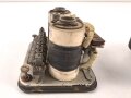 Luftwaffe, Widerstandskasten WK25, Ln 28806. Teil der FuG25 Anlage. Originallack, Funktion nicht geprüft