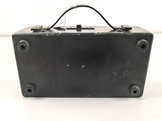 Senderprüfer für Fernschreiber der Wehrmacht, Sehr guter Zustand, im zugehörigen Transportkasten, Funktion nicht geprüft