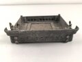 Luftwaffe, Fußplatte / Aufhängerahmen für Schaltkasten 13b, Ln 26905-2. Originallack, ungereinigtes Stück