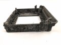 Luftwaffe, Fußplatte / Aufhängerahmen für Schaltkasten 13b, Ln 26905-2. Originallack, ungereinigtes Stück