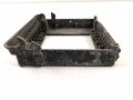 Luftwaffe, Fußplatte / Aufhängerahmen für Schaltkasten 13b, Ln 26905-2. Originallack, ungereinigtes Stück