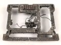 Luftwaffe, Fußplatte / Aufhängerahmen . Originallack, ungereinigtes Stück