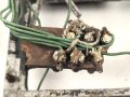 Luftwaffe, Fußplatte / Aufhängerahmen . Originallack, ungereinigtes Stück