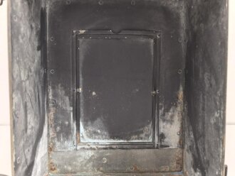 Transportkasten "Chi.Masch. A 02601" Originallack und Beschriftung. ( Chiffrier Maschine ) Nach dem Krieg weiterbenutzt
