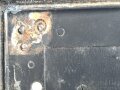 Transportkasten "Chi.Masch. A 02601" Originallack und Beschriftung. ( Chiffrier Maschine ) Nach dem Krieg weiterbenutzt