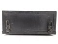 Transportkasten "Chi.Masch. A 02601" Originallack und Beschriftung. ( Chiffrier Maschine ) Nach dem Krieg weiterbenutzt
