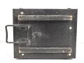 Transportkasten "Chi.Masch. A 02601" Originallack und Beschriftung. ( Chiffrier Maschine ) Nach dem Krieg weiterbenutzt