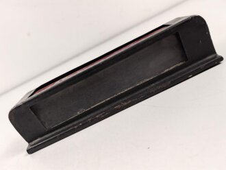 Luftwaffe, Beleuchtetes " Ausgang" Schild. Breite 25,5cm, Originallack, Funktion nicht geprüft