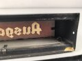 Luftwaffe, Beleuchtetes " Ausgang" Schild. Breite 25,5cm, Originallack, Funktion nicht geprüft