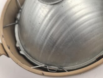 Motorrad Scheinwerfer Wehrmacht, sandfarbener Originallack, Funktion nicht geprüft