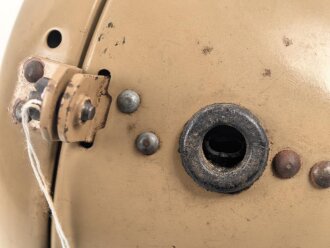 Motorrad Scheinwerfer Wehrmacht, sandfarbener Originallack, Funktion nicht geprüft