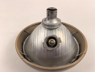 Motorrad Scheinwerfer Wehrmacht, sandfarbener Originallack, Funktion nicht geprüft