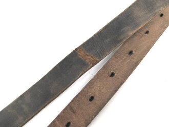 Lederriemen Wehrmacht. Breite  2,5cm, Länge 164cm