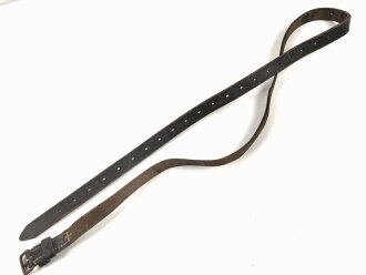 Lederriemen Wehrmacht. Breite  2,5cm, Länge 164cm
