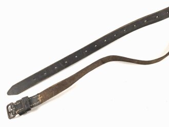 Lederriemen Wehrmacht. Breite  2,5cm, Länge 164cm