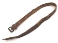 Lederriemen Wehrmacht. Breite  knapp 2,5cm, Länge 80cm