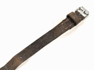 Lederriemen Wehrmacht. Breite  knapp 2cm, Länge 34cm