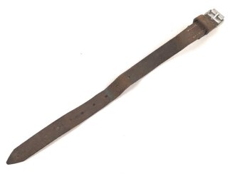 Lederriemen Wehrmacht. Breite  knapp 2cm, Länge 34cm