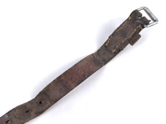 Lederriemen Wehrmacht. Breite  knapp 2cm, Länge 34cm
