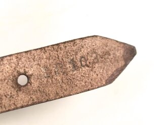 Lederriemen Wehrmacht. Breite  1,5cm, Gesamtlänge 21cm