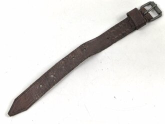 Lederriemen Wehrmacht. Breite  1,5cm, Gesamtlänge 21cm