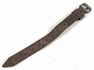 Lederriemen Wehrmacht. Breite  1,5cm, Gesamtlänge 21cm