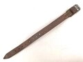 Lederriemen Wehrmacht. Breite  knapp 2cm, Gesamtlänge 32cm