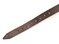 Lederriemen Wehrmacht. Breite  knapp 2cm, Gesamtlänge 32cm