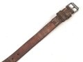 Lederriemen Wehrmacht. Breite  knapp 2cm, Gesamtlänge 32cm