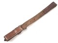 Lederriemen Wehrmacht. Breite  knapp 2cm, Gesamtlänge wie fotografiert 23,5cm
