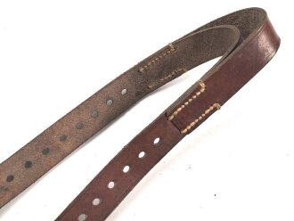Lederriemen Wehrmacht. Breite  2,5cm, Länge 65cm