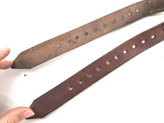 Lederriemen Wehrmacht. Breite  2,5cm, Länge 65cm
