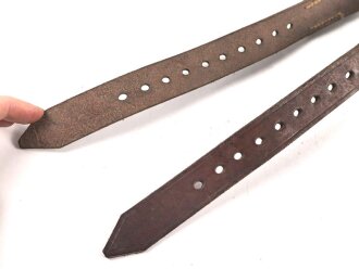 Lederriemen Wehrmacht. Breite  2,5cm, Länge 65cm