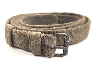 Webleinenriemen Wehrmacht. Breite knapp über 2cm, Gesamtlänge 123cm