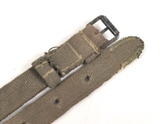 Webleinenriemen Wehrmacht. Breite knapp über 2cm, Gesamtlänge 123cm